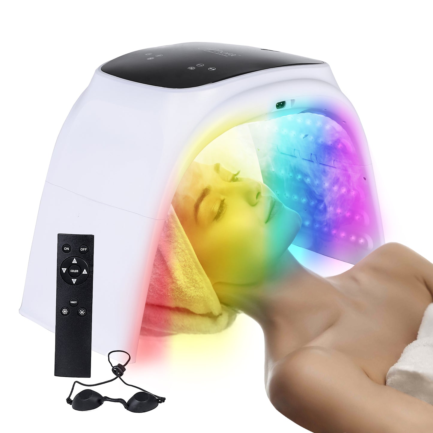 8-In-1 LED Light Therapy Machine + 10 Post-Treatment Masks