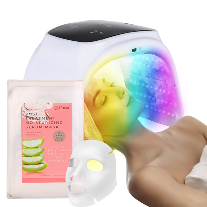 8-In-1 LED Light Therapy Machine + 10 Post-Treatment Masks